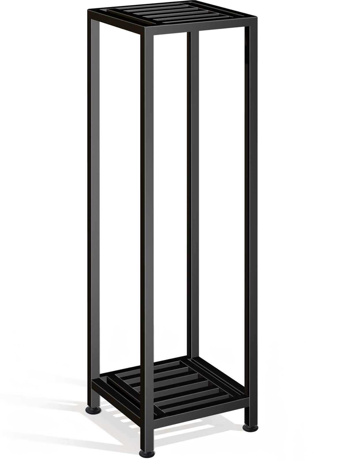 LUBORN plant stand front view showing stable multi-tier display and modern look