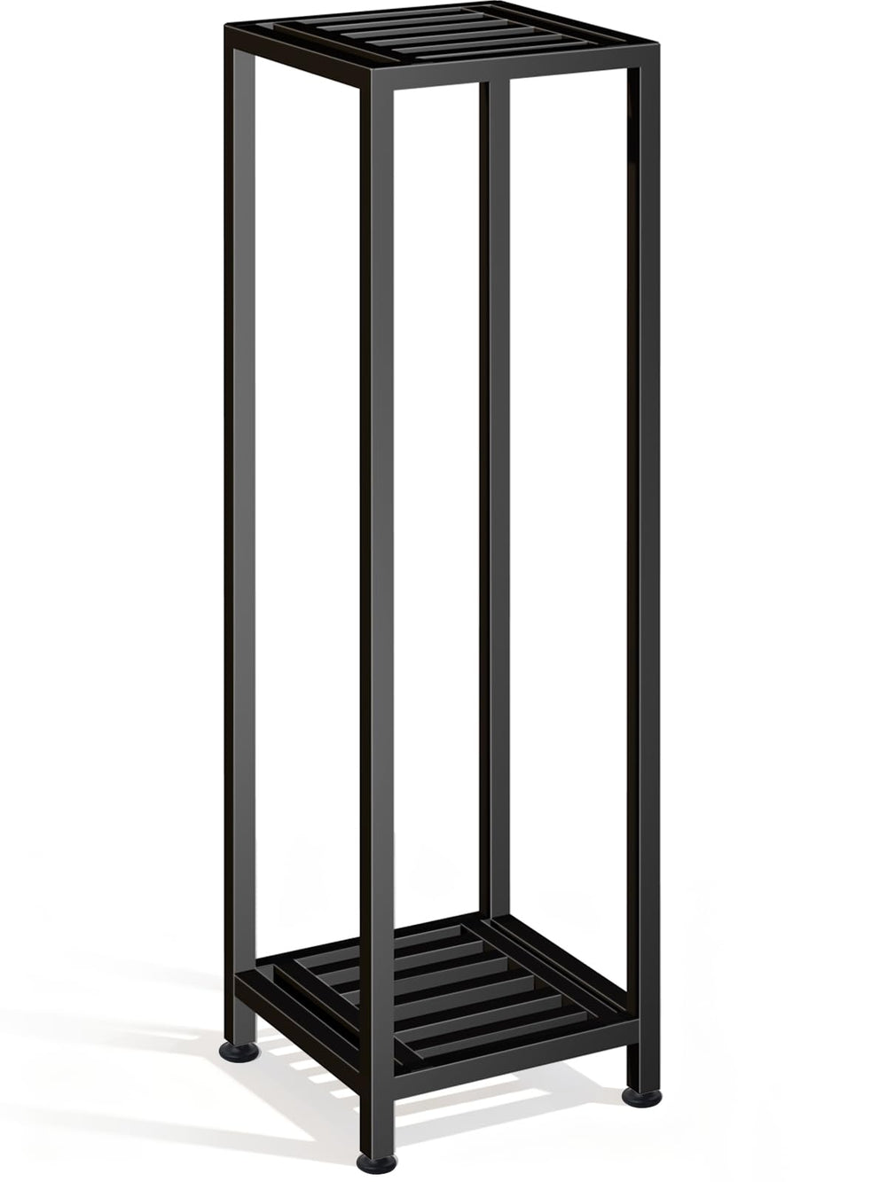LUBORN plant stand front view showing stable multi-tier display and modern look