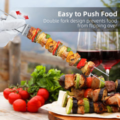 Lucalda slider push bar detail enabling easy food removal