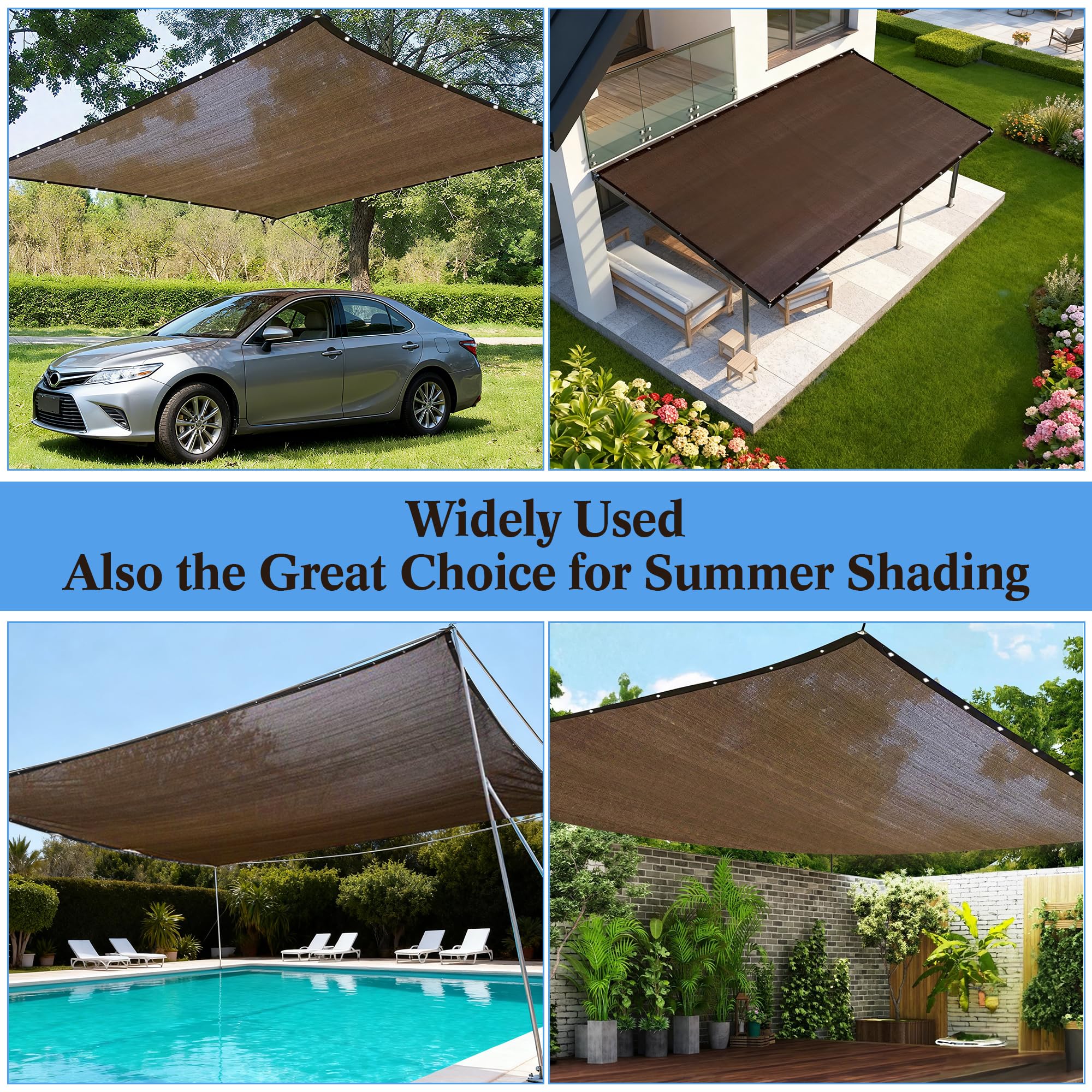 LUCKIPLUS used as patio shade illustrating multipurpose protection benefit