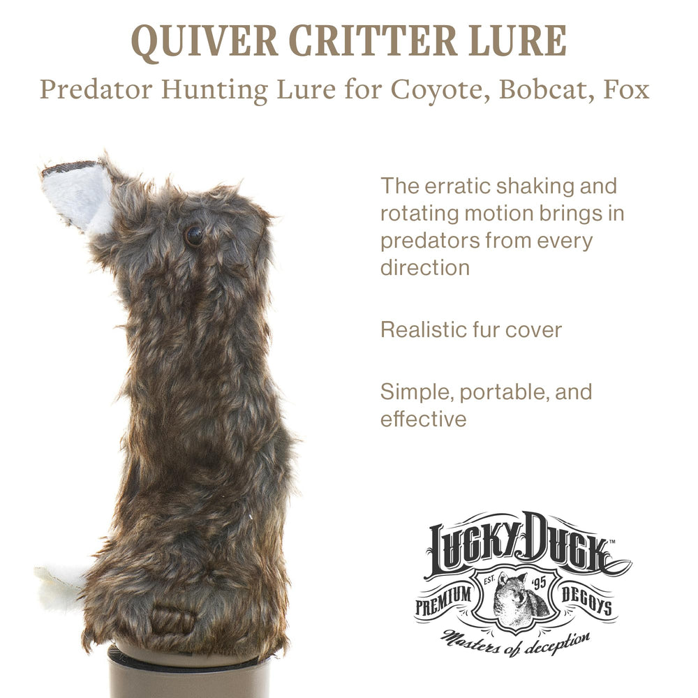Lucky Duck close-up of Quiver Critter texture and pivot detail for durable performance
