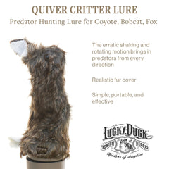 Lucky Duck close-up of Quiver Critter texture and pivot detail for durable performance