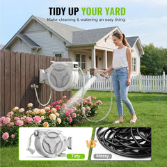 LUCKYTECH side view highlighting 180-degree swivel bracket for wide, flexible reach