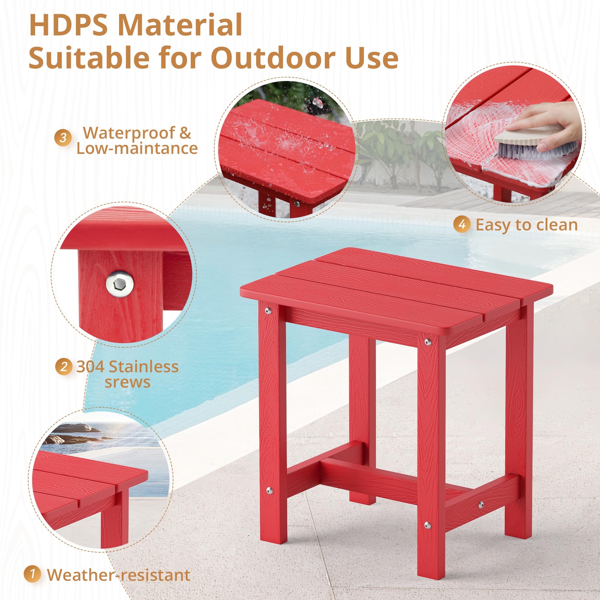 LUE BONA assembly parts laid out for quick ten-minute setup convenience