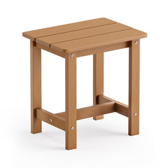 LUE BONA front view teak finish showing durable outdoor styling and low upkeep