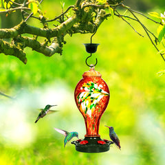LUJII close-up of hand-blown glass highlighting durable double-layer color