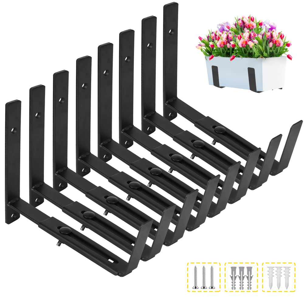 LukLoy front view of bracket showing adjustable arms and clean black finish for secure mounting