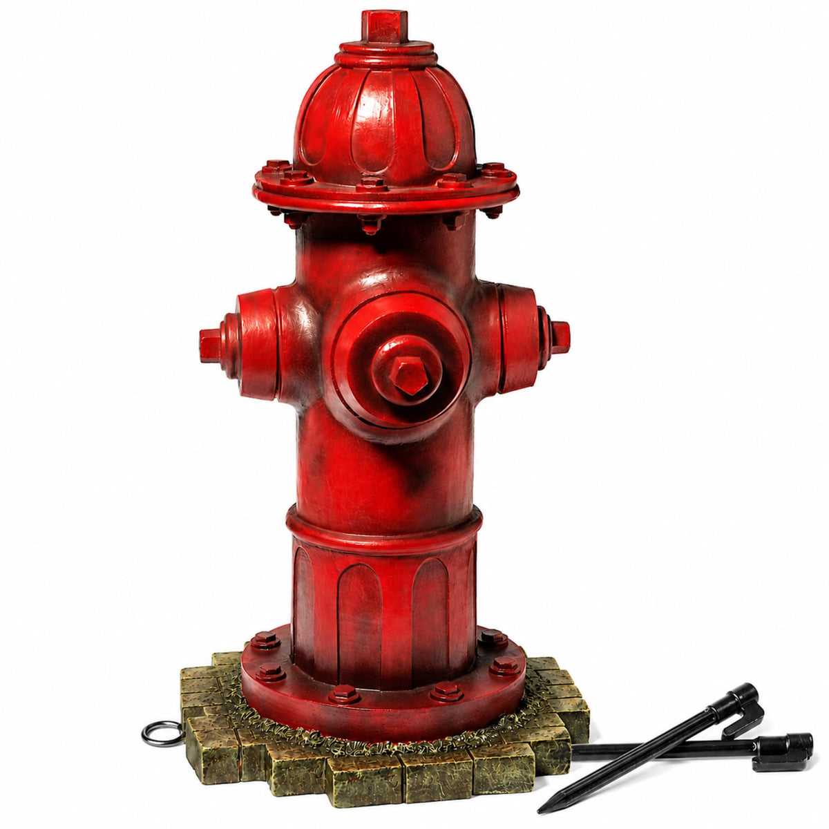 LULIND front view of hydrant shows realistic design and easy recognition