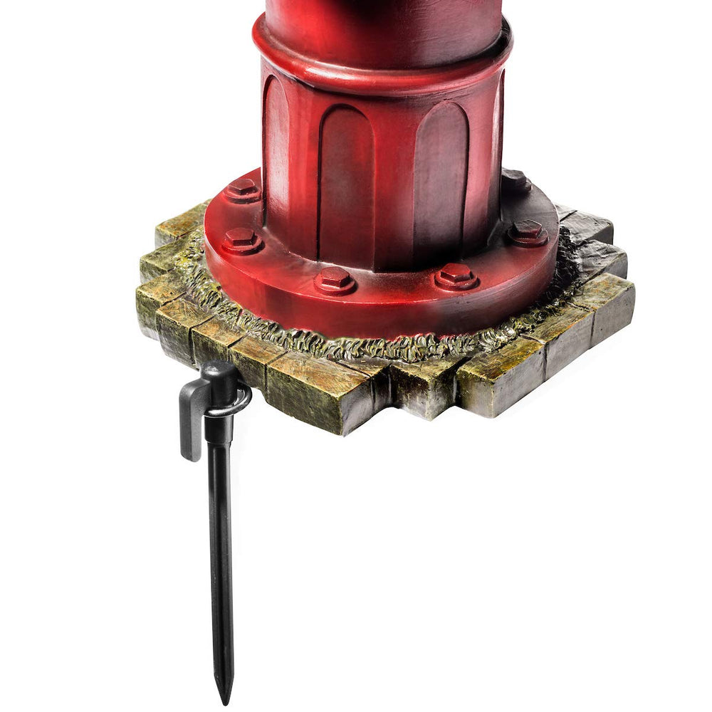 LULIND ground stake and base detail demonstrating quick stable installation