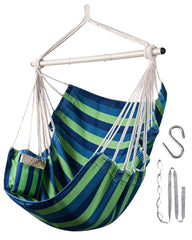 Lulladle front view of hammock chair showing full silhouette and comfort