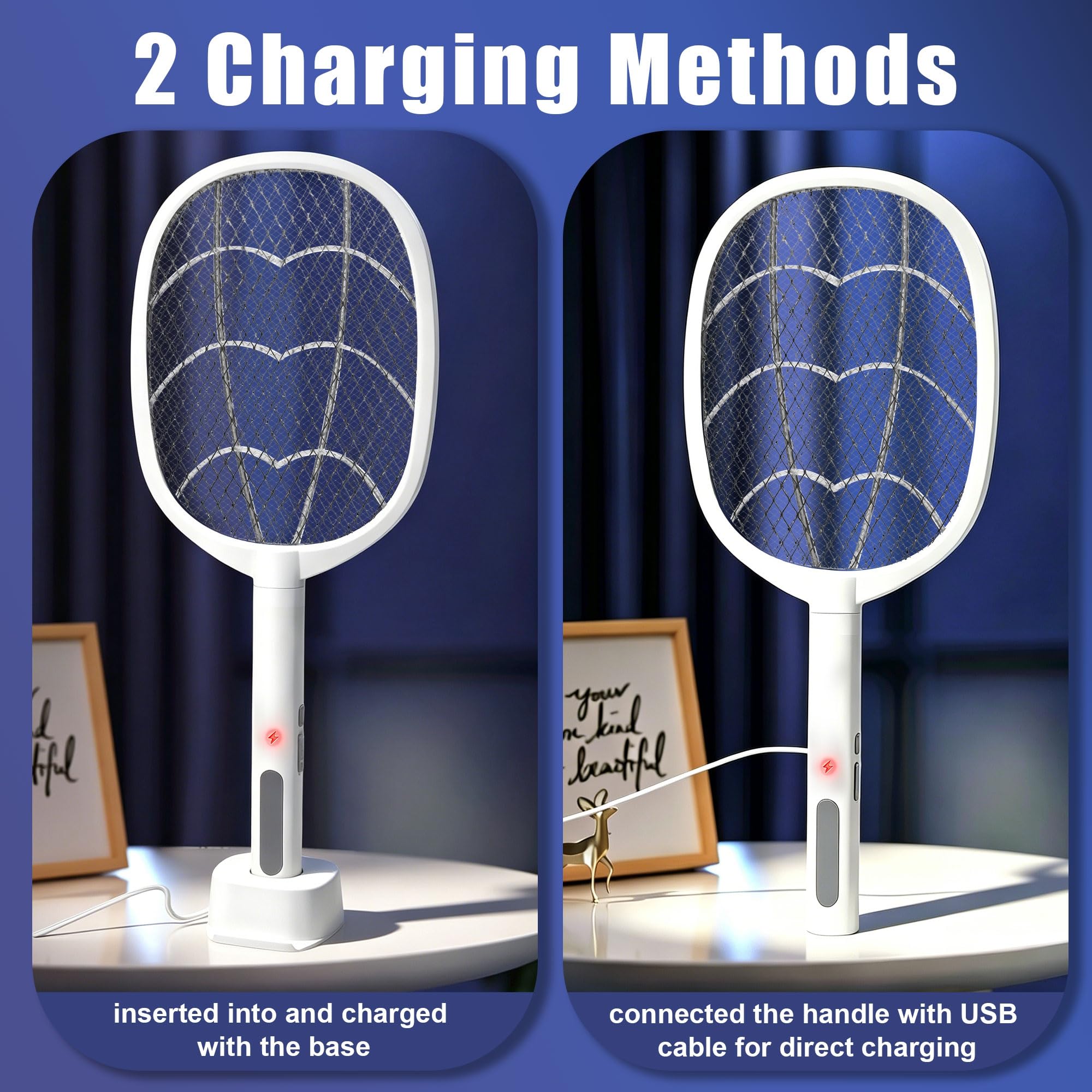 Lulu Home charging ports and indicator LEDs showing simple USB charging