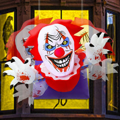 Lulu Home clown front view shows spooky design and strong visual impact