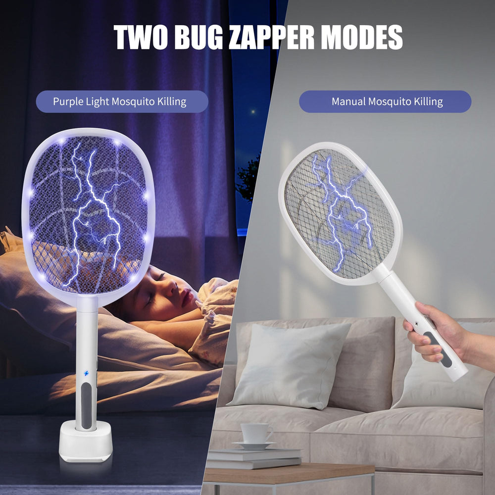 Lulu Home handheld action shot zapping mosquito quickly and effectively