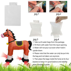 Lulu Home water bag inside hoof demonstrating low-center-of-gravity stability