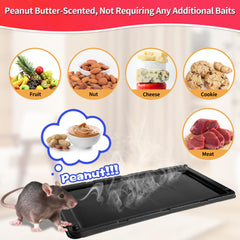LULUCATCH trap placed under refrigerator to catch rodents and insects safely