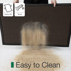 LUMI underside rubber backing close detail providing non-slip grip benefit