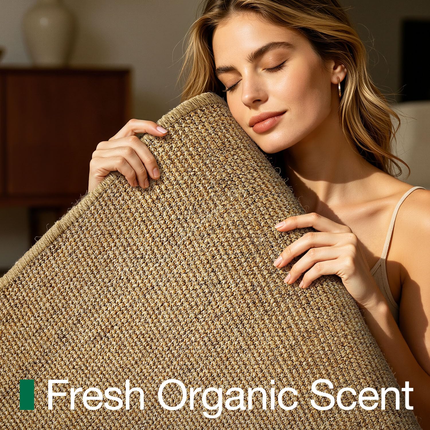 LUMI textured surface in soft light showing warm brown tone for subtle warmth