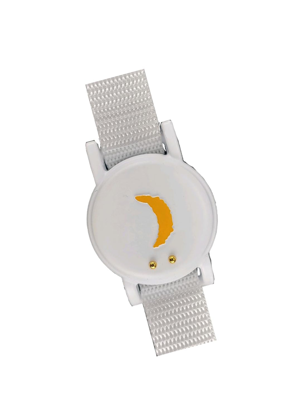 Lunasea Lighting receiver placed poolside showing visible blue LED and quick notice