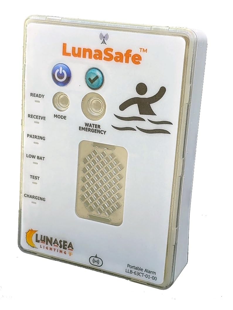 Lunasea Lighting wristband transmitter close-up displaying durable band and comfort
