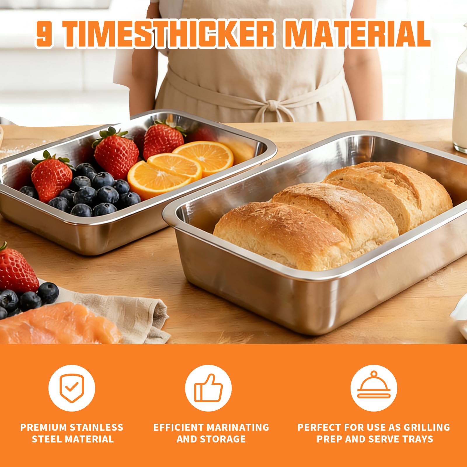 LUO TUO TOOL nested pieces stored compactly to save cabinet and cooler space