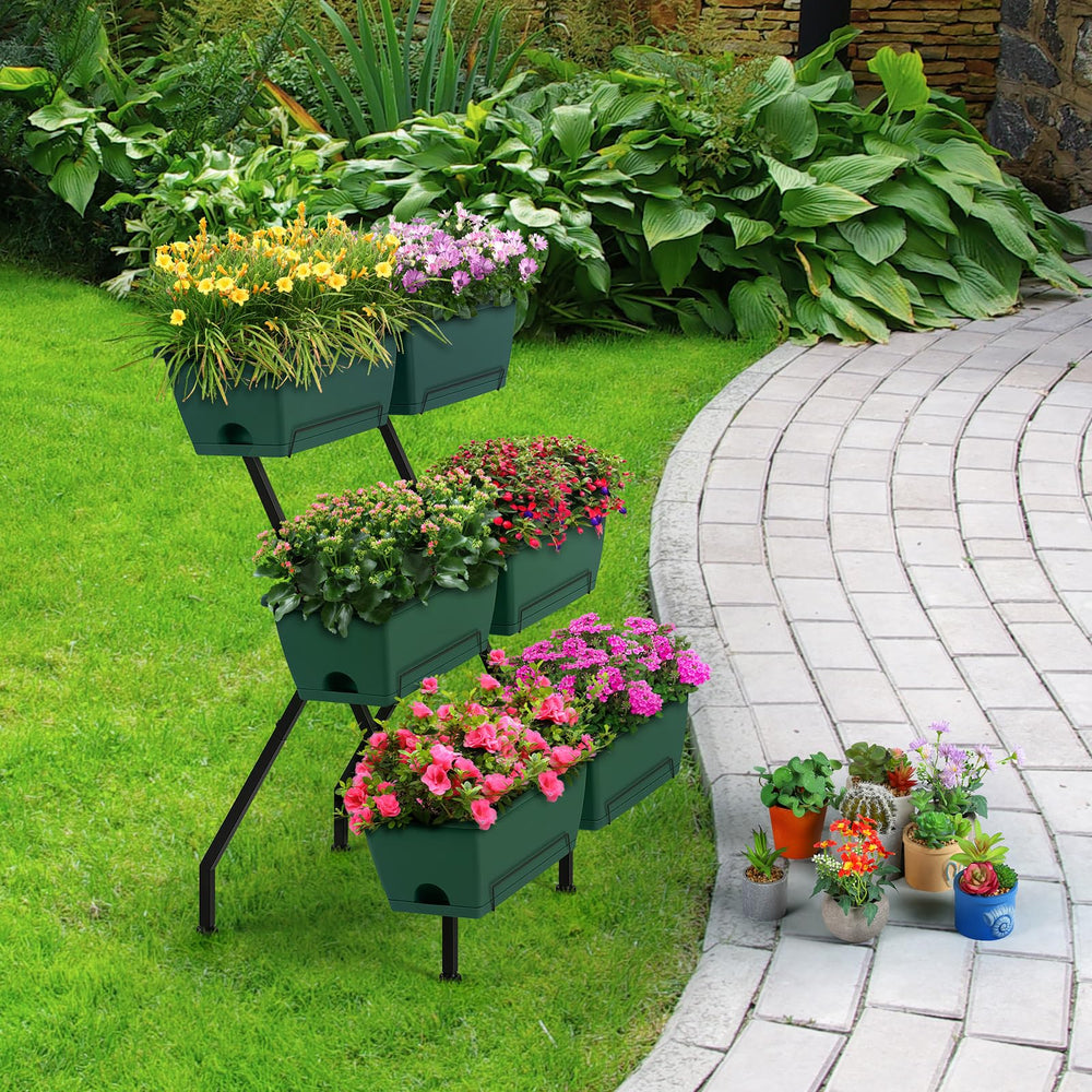 Luplom planted on balcony showing vertical gardening and aesthetic benefit