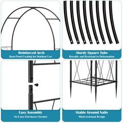Luplom close-up of metal trellis grid demonstrating strong support for climbers