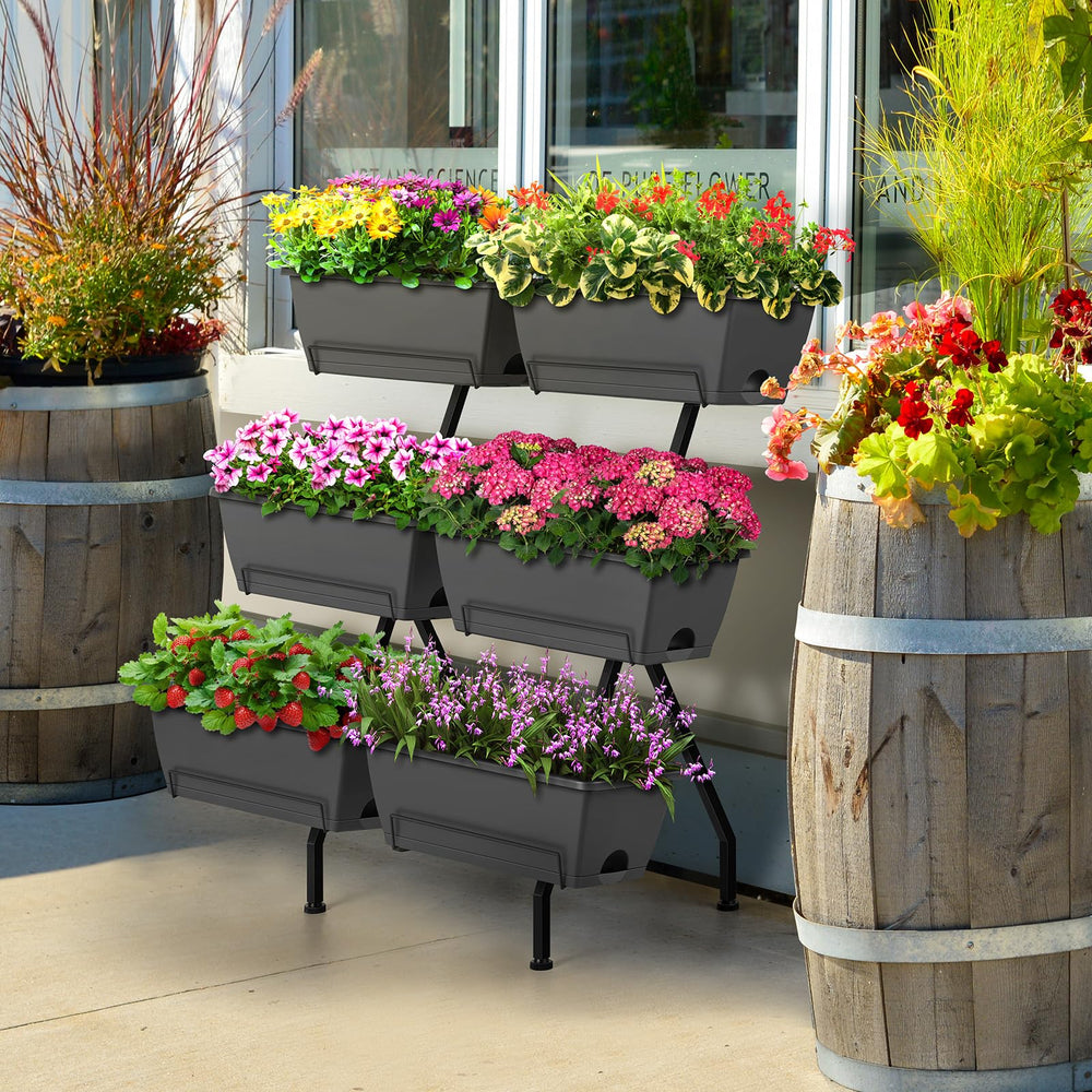 Luplom lifestyle balcony garden with planters maximizing small-space growing