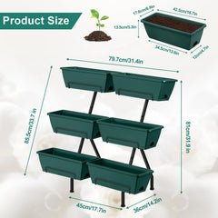 Luplom planter boxes filled with herbs showing organized multi-plant benefit
