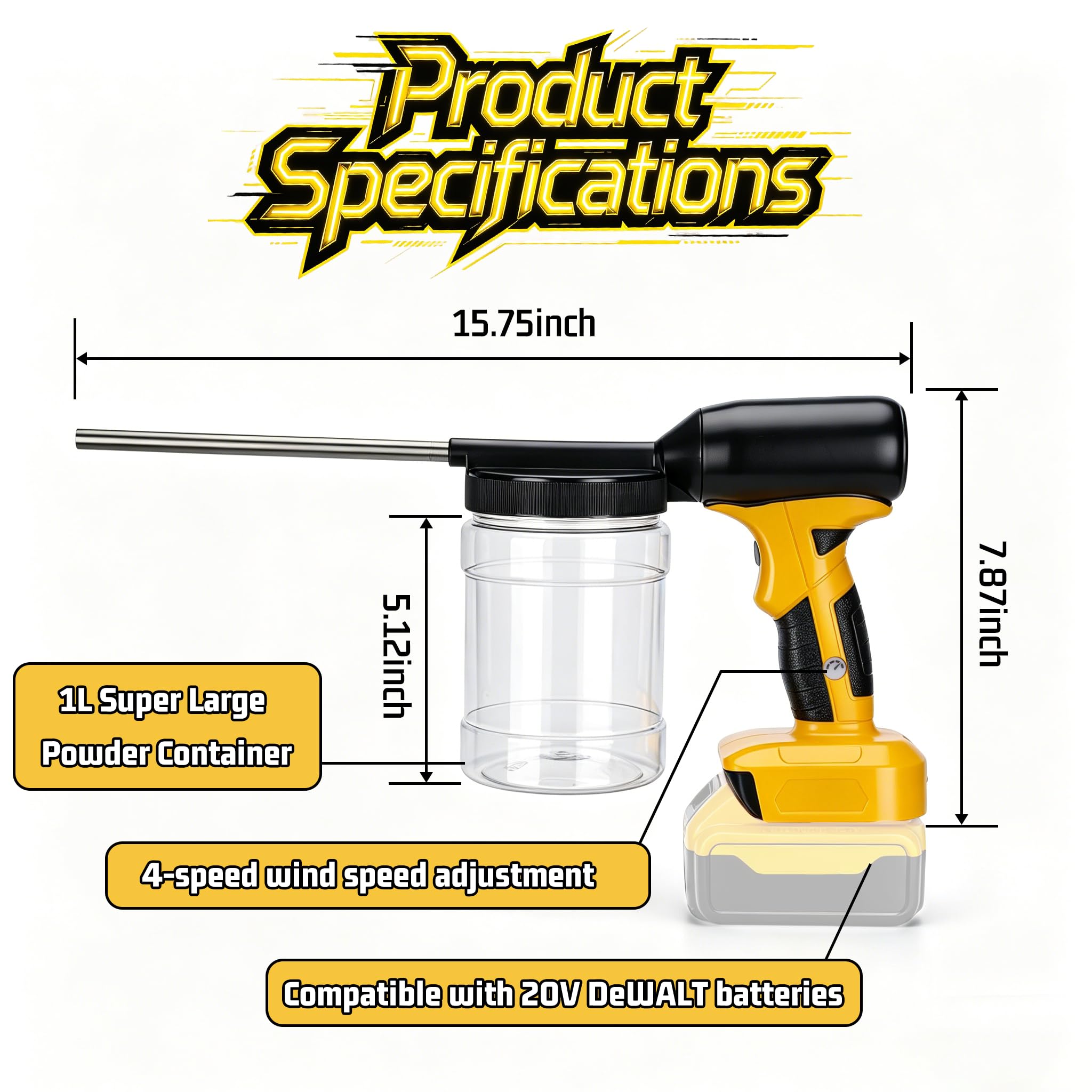 LURKA nozzle close-up highlighting precision control and clean dispersal
