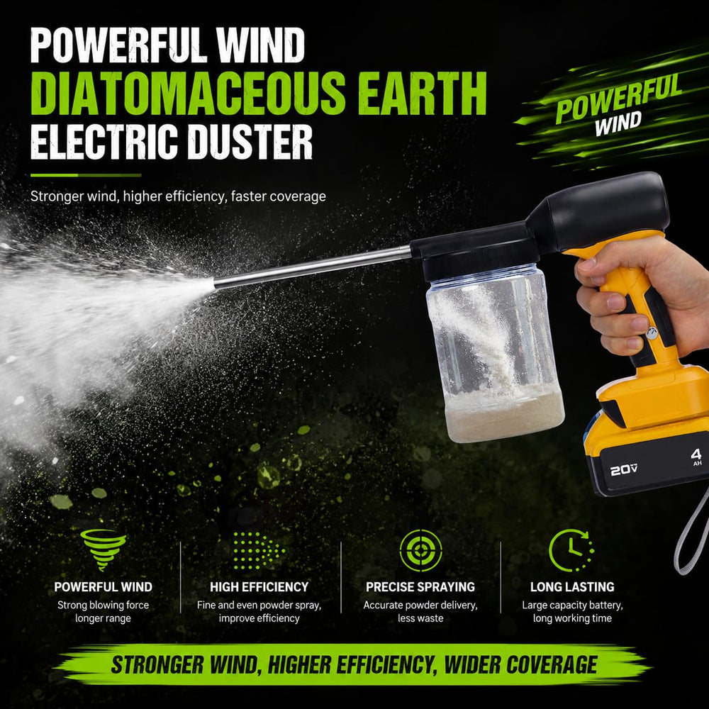 LURKA next to DeWalt battery showing compatible power and portability
