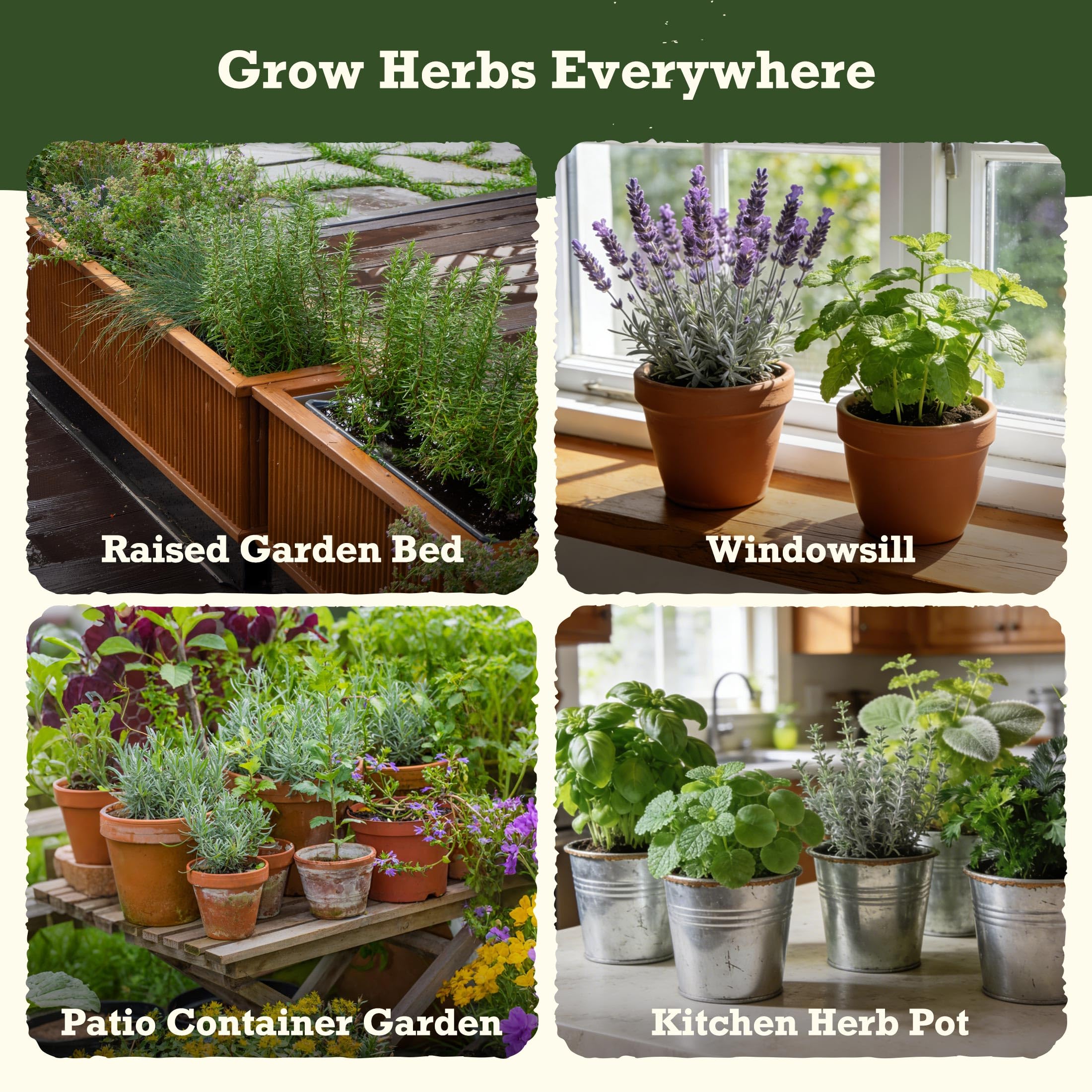 Lush&Dew young herb seedlings in container demonstrating successful sprouting