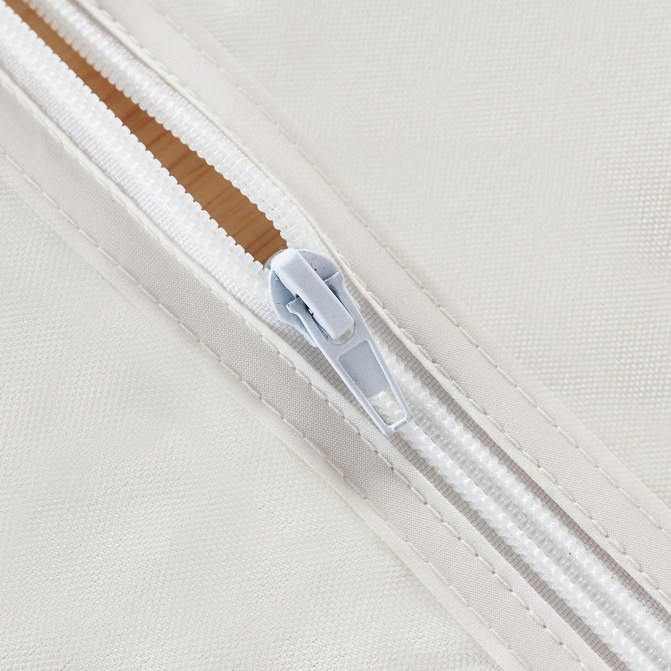 LUSHVIDA fabric texture close-up shows smooth water-resistant surface