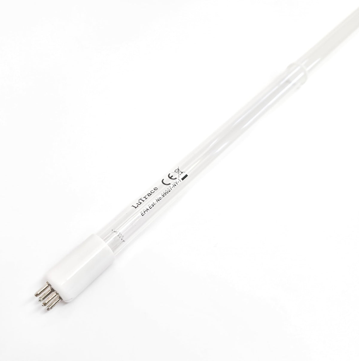 Lutrace front packaging showing 40W replacement lamp and benefits