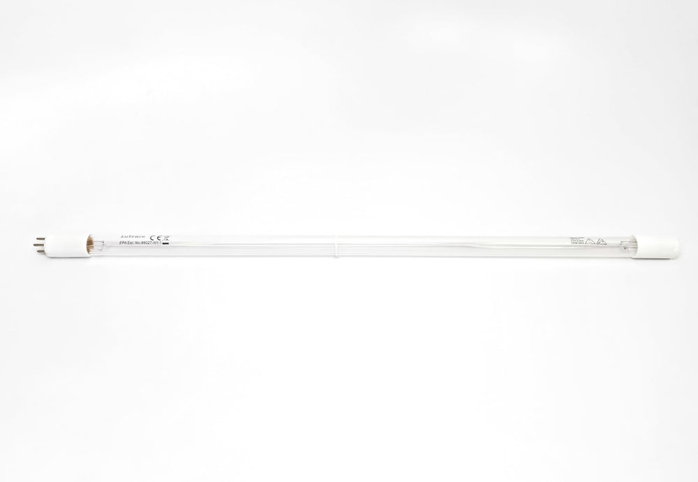 Lutrace lamp installed in a Pond Master clarifier for improved clarity