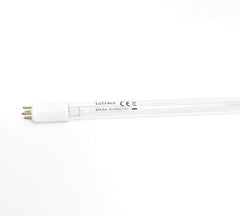 Lutrace close-up of glass tip demonstrating durable lamp construction
