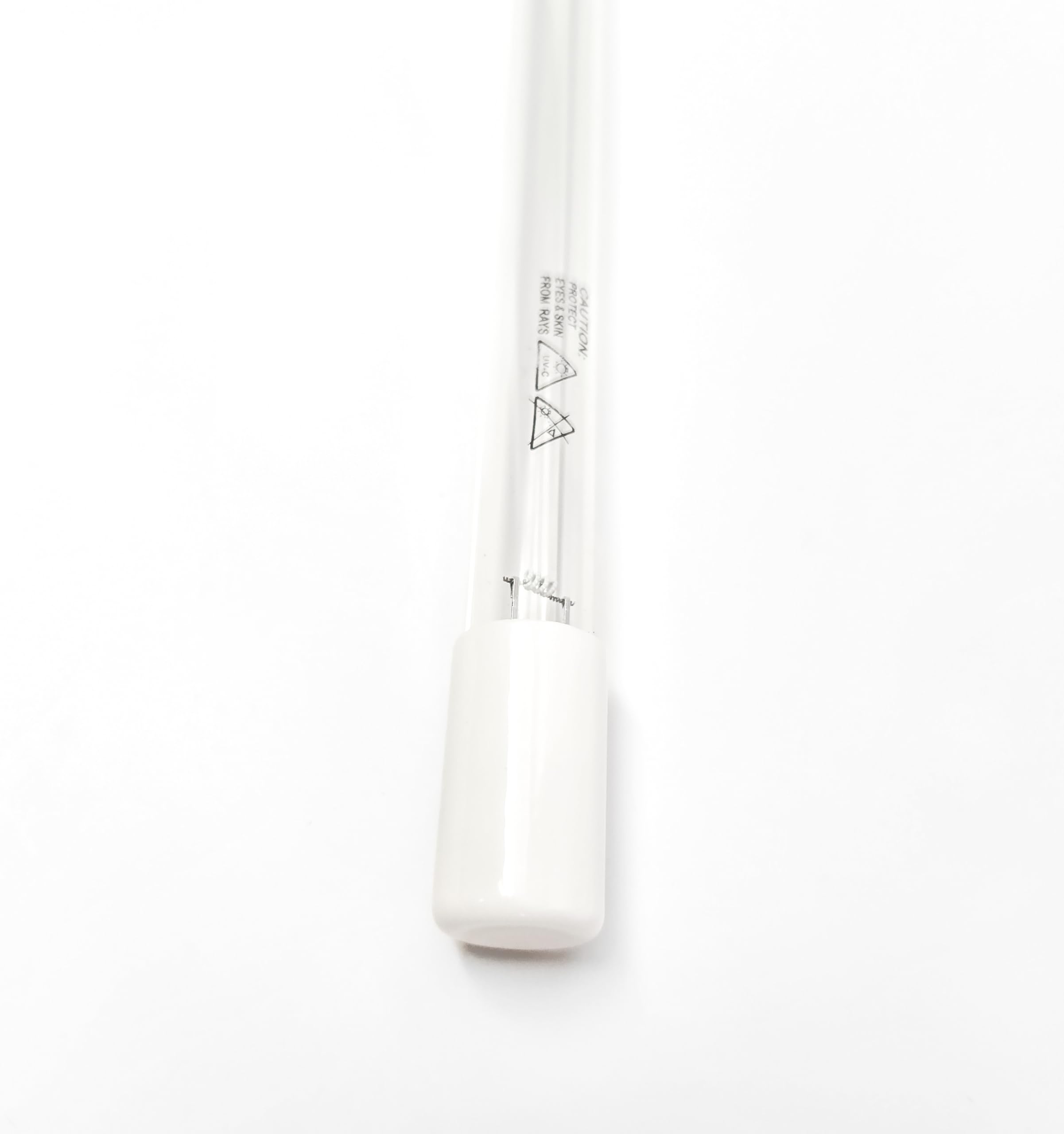 Lutrace lamp with clear pond water to show improved visual clarity
