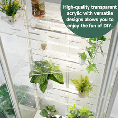 LUVCOSY shelf ventilation holes and rear cable cutout for airflow and tidy wiring