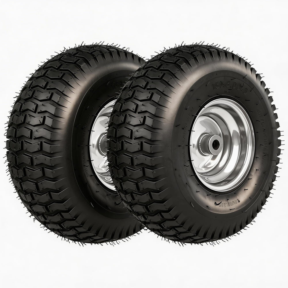 luxlead assembled front view showing full wheel and tire, clear fit confirmation