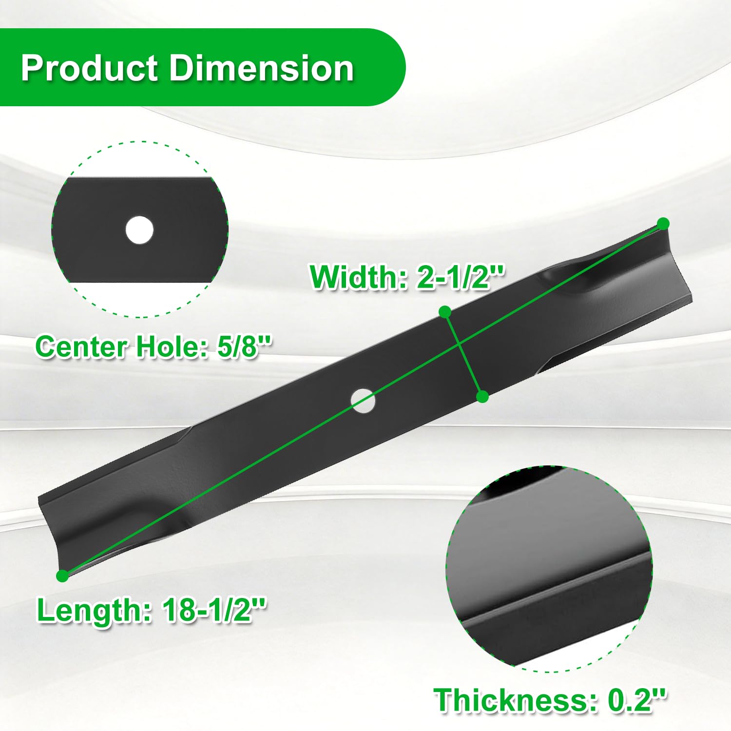 luxlead textured coated surface resisting rust for longer blade life