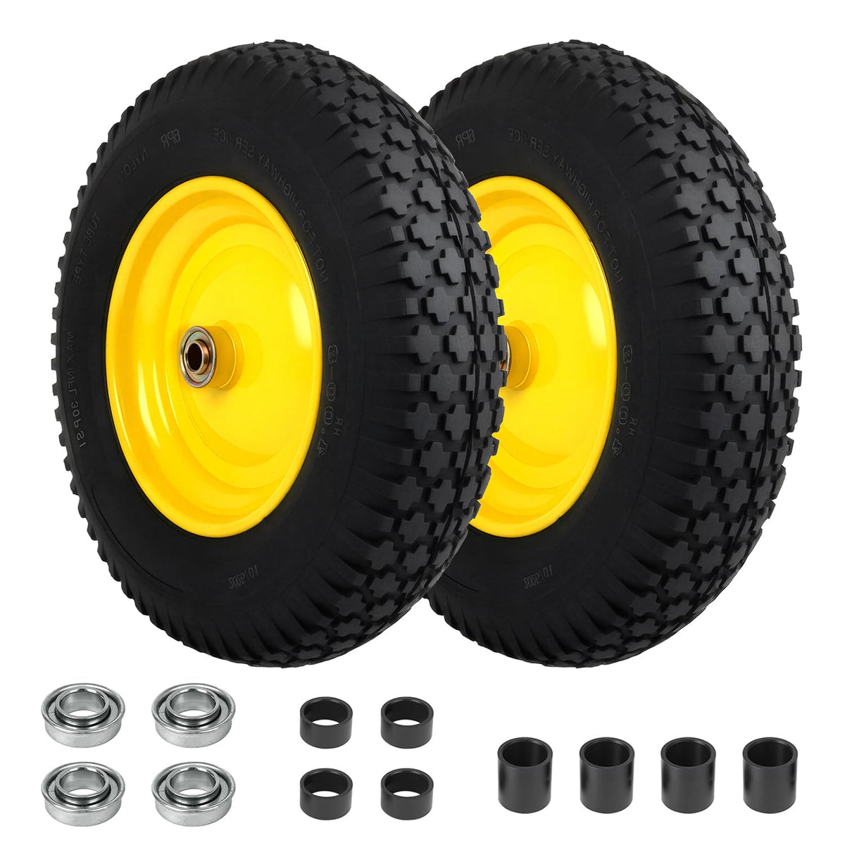 luxlead front view of assembled 16-inch wheel showing ready-to-install benefit