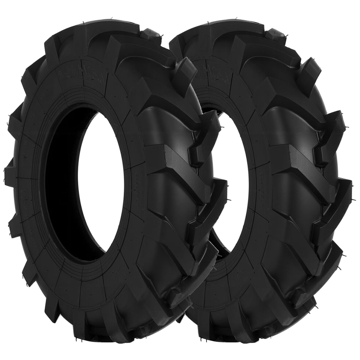 luxlead front view of tire showing full tread and sturdy design for reliability
