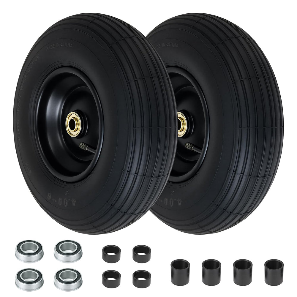 luxlead front view of both wheels showing solid construction and load capacity benefit