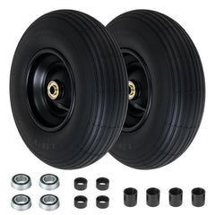 luxlead front view of both wheels showing solid construction and load capacity benefit