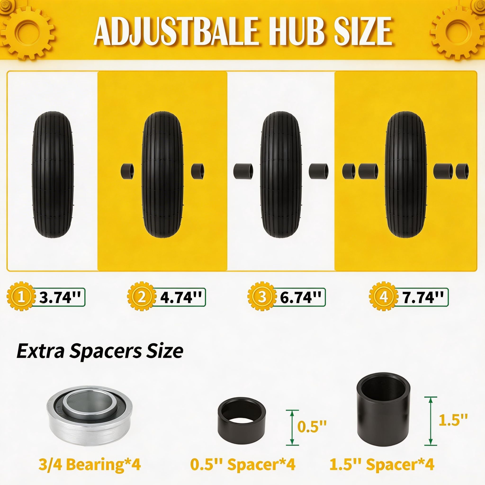 luxlead rim and bearing detail illustrating precision fit and reduced wobble
