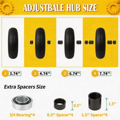 luxlead rim and bearing detail illustrating precision fit and reduced wobble