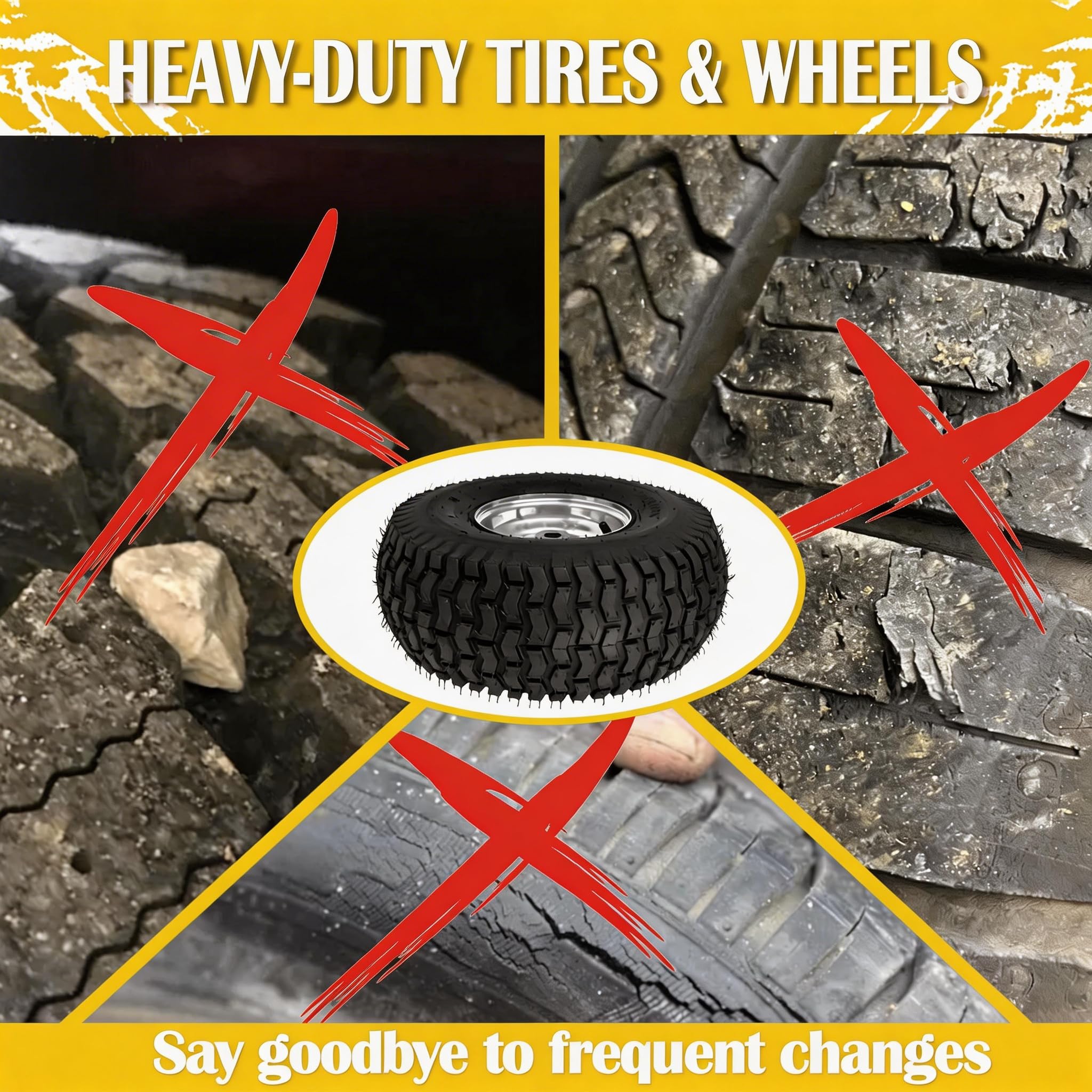 luxlead close-up of tread pattern highlighting grip and traction benefits