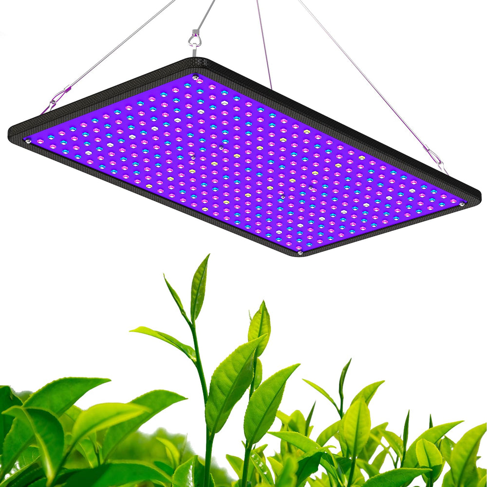 LUYIMIN front view full fixture showing coverage and uniform light benefit