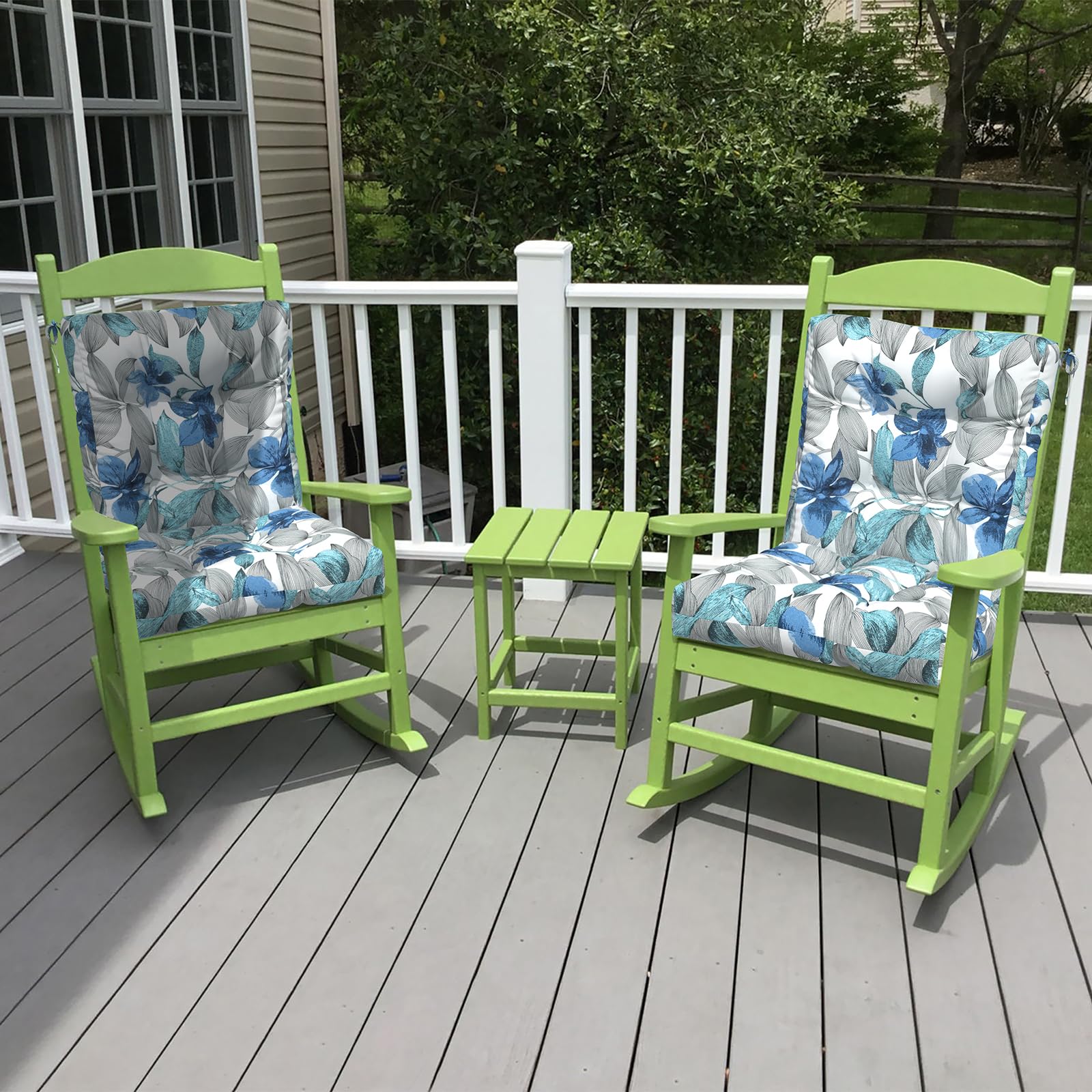 LVTXIII stacked pair of cushions demonstrating matching set for two chairs