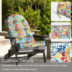 LVTXIII cushion on patio chair in use demonstrating outdoor comfort and style