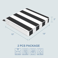 LVTXIII foam cross-section showing 3-inch high-density support for lasting comfort